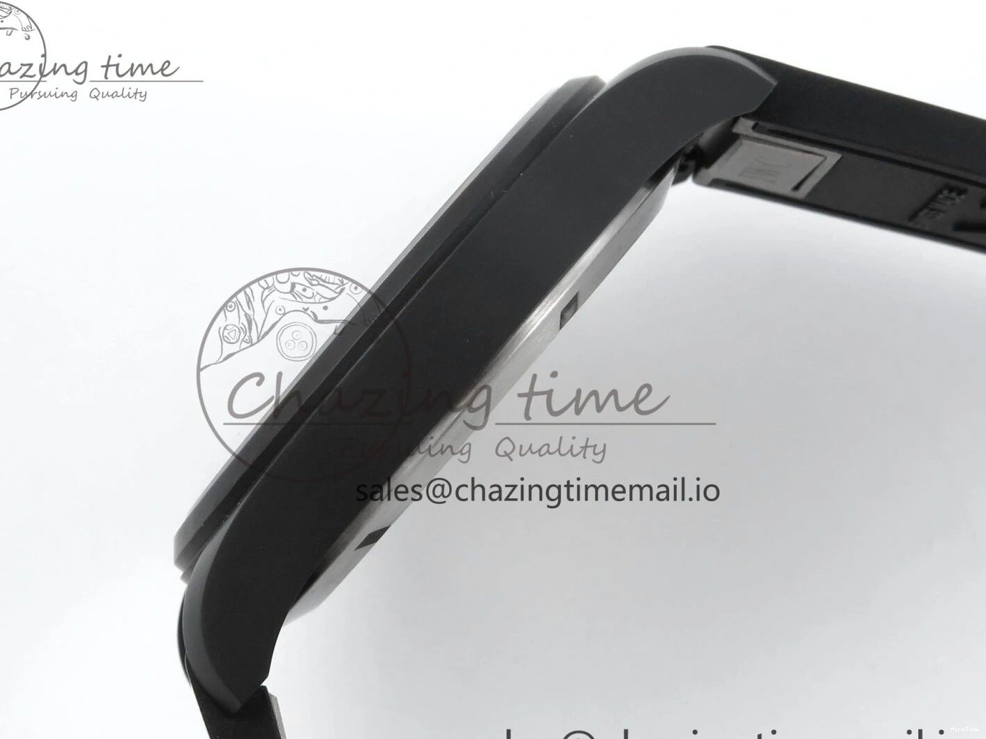 MIROTIME 0117 TravelReady Pilot IW326905 Black Aces M+F 1:1 Best Edition White Dial on Black Rubber Strap MY 7000